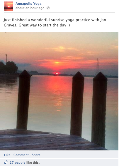 Sunrise Yoga with Jan Graves