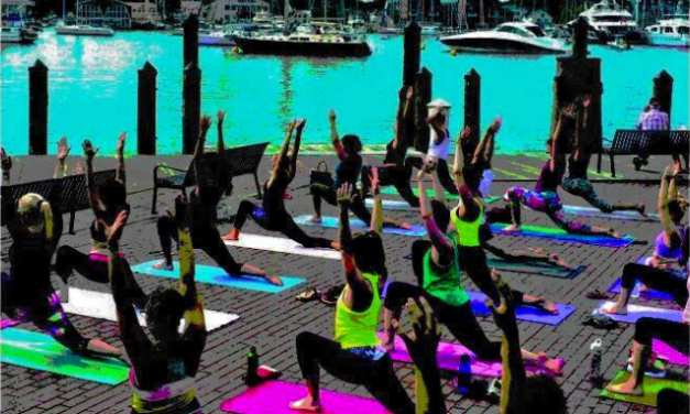 Annapolis Power Yoga offering free yoga class at City Dock this AM