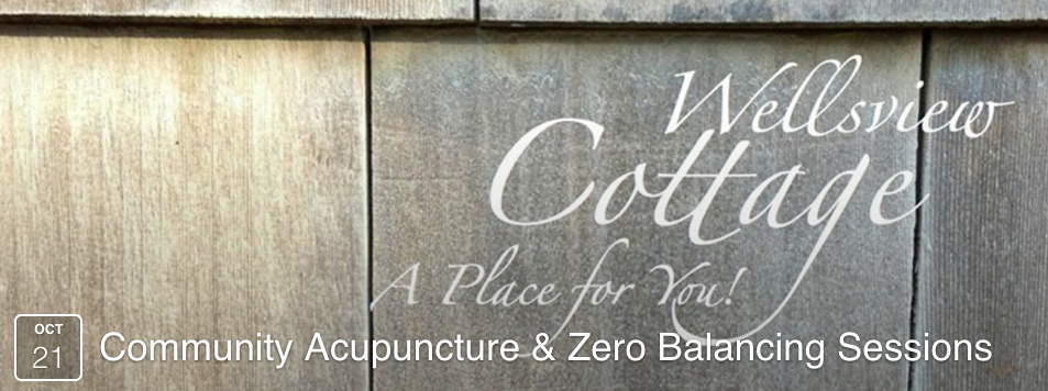 Community Acupuncture and Zero Balancing tonight at Wellsview Studio (Annapolis)